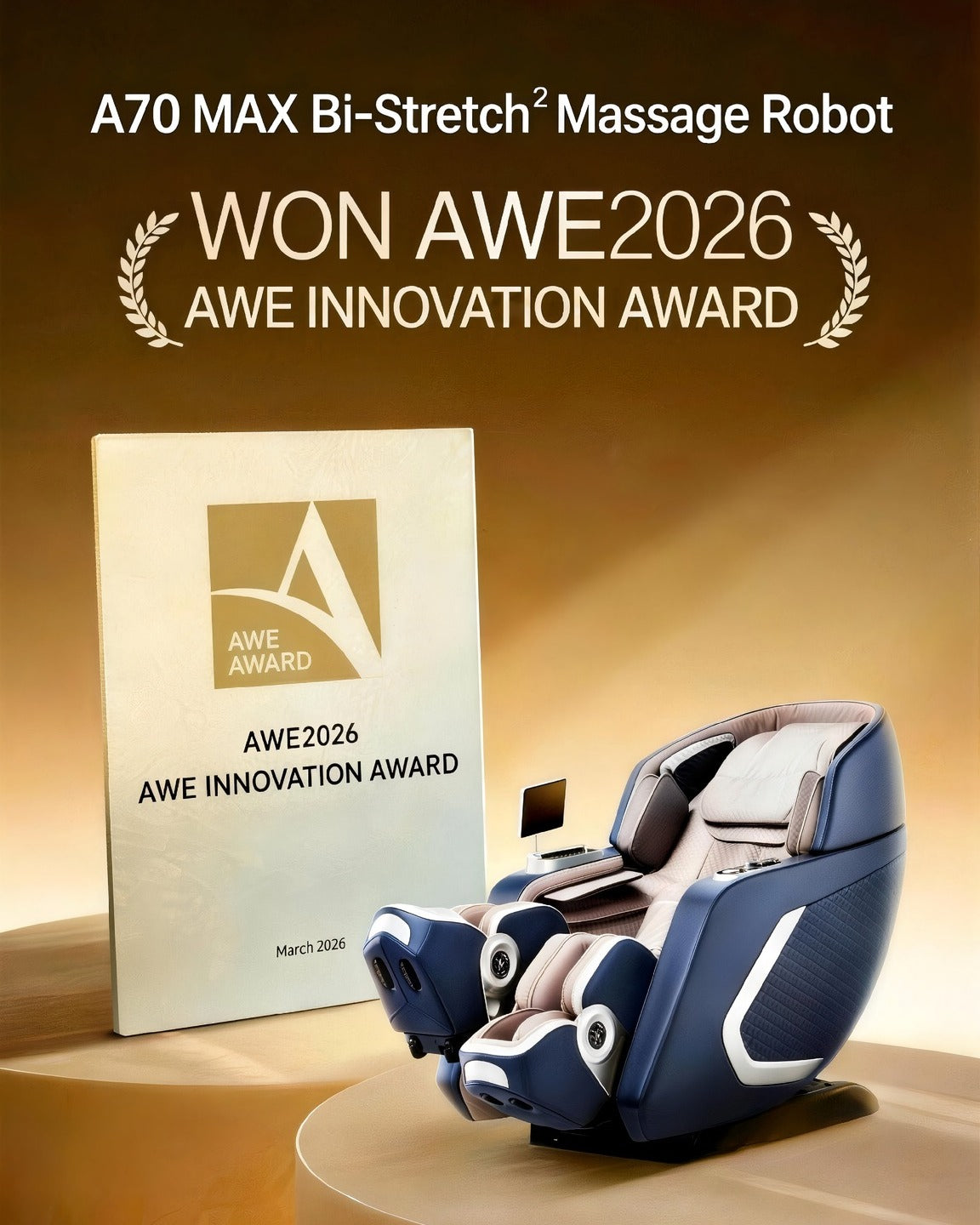 ROTAI A70 MAX Bi-Stretch² Wins AWE 2026 Innovation Award
