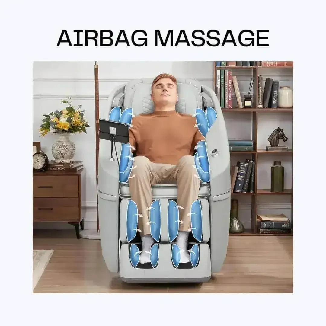 Ekanite 2 in 1 Massage Chair and Sofa Grey (Pre-Owned) - Rotai Health - Best Massage Chair in Dubai UAE - Shop massage chairs in UAE, Saudi Arabia -Therapy Massage Chairs - Back, Neck, & Leg Pain Relief