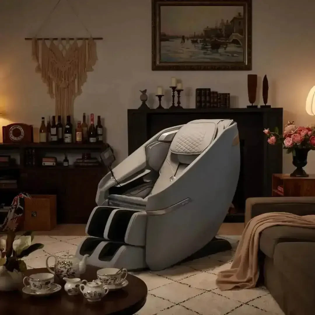 Ekanite 2 in 1 Massage Chair and Sofa Grey (Pre-Owned) - Rotai Health - Best Massage Chair in Dubai UAE - Shop massage chairs in UAE, Saudi Arabia -Therapy Massage Chairs - Back, Neck, & Leg Pain Relief