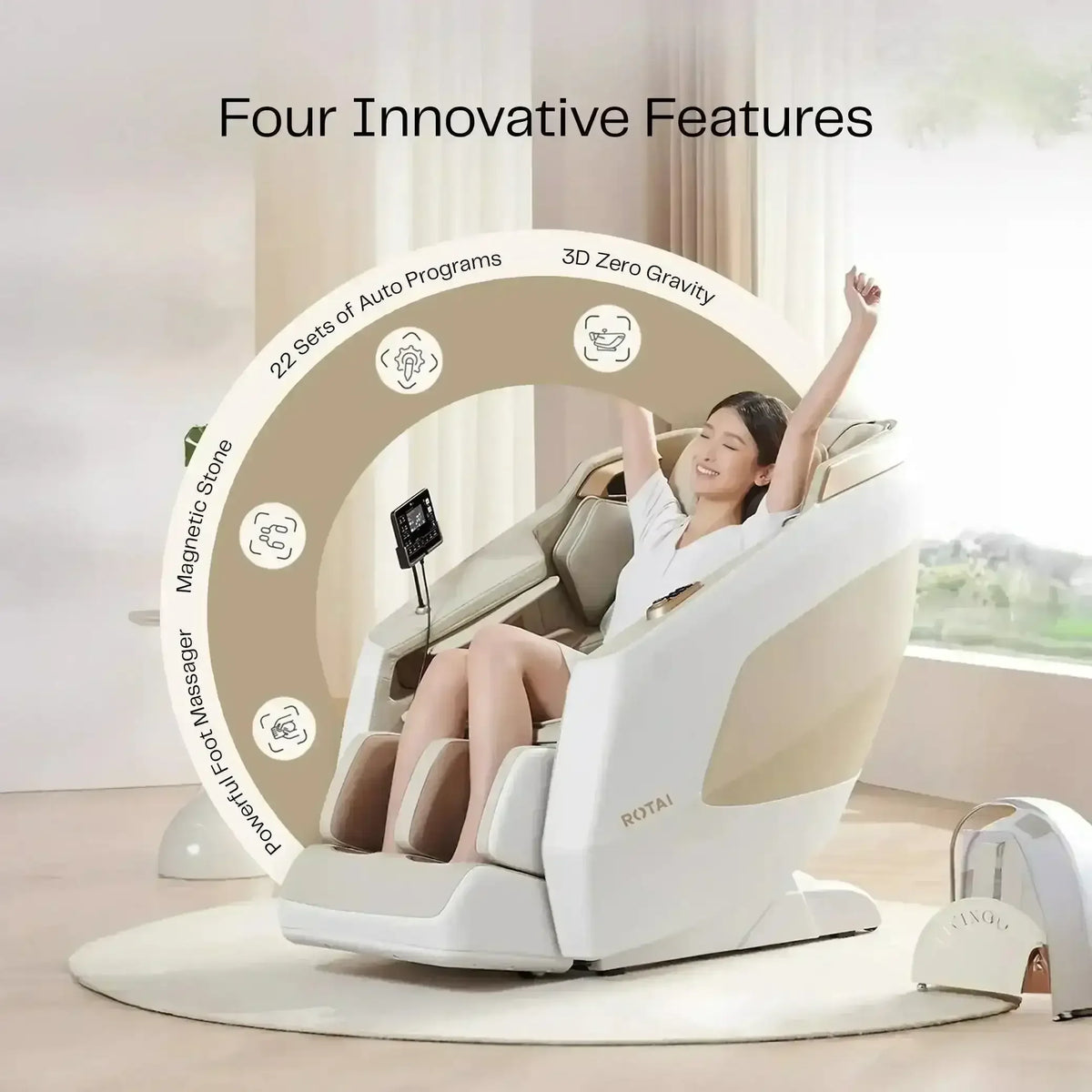 EON Massage Chair PRO (Pre-Owned) - Rotai Health - Best Massage Chair in Dubai UAE - Shop massage chairs in UAE, Saudi Arabia -Therapy Massage Chairs - Back, Neck, & Leg Pain Relief