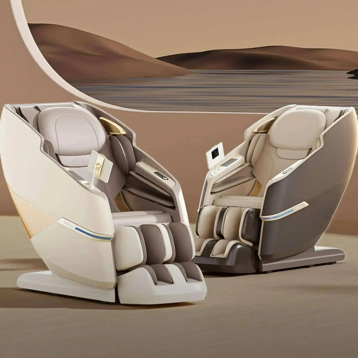 Royal Magestic Pro Massage Chair Brown (Pre-owned) - Rotai Health - Best Massage Chair in Dubai UAE - Shop massage chairs in UAE, Saudi Arabia -Therapy Massage Chairs - Back, Neck, & Leg Pain Relief