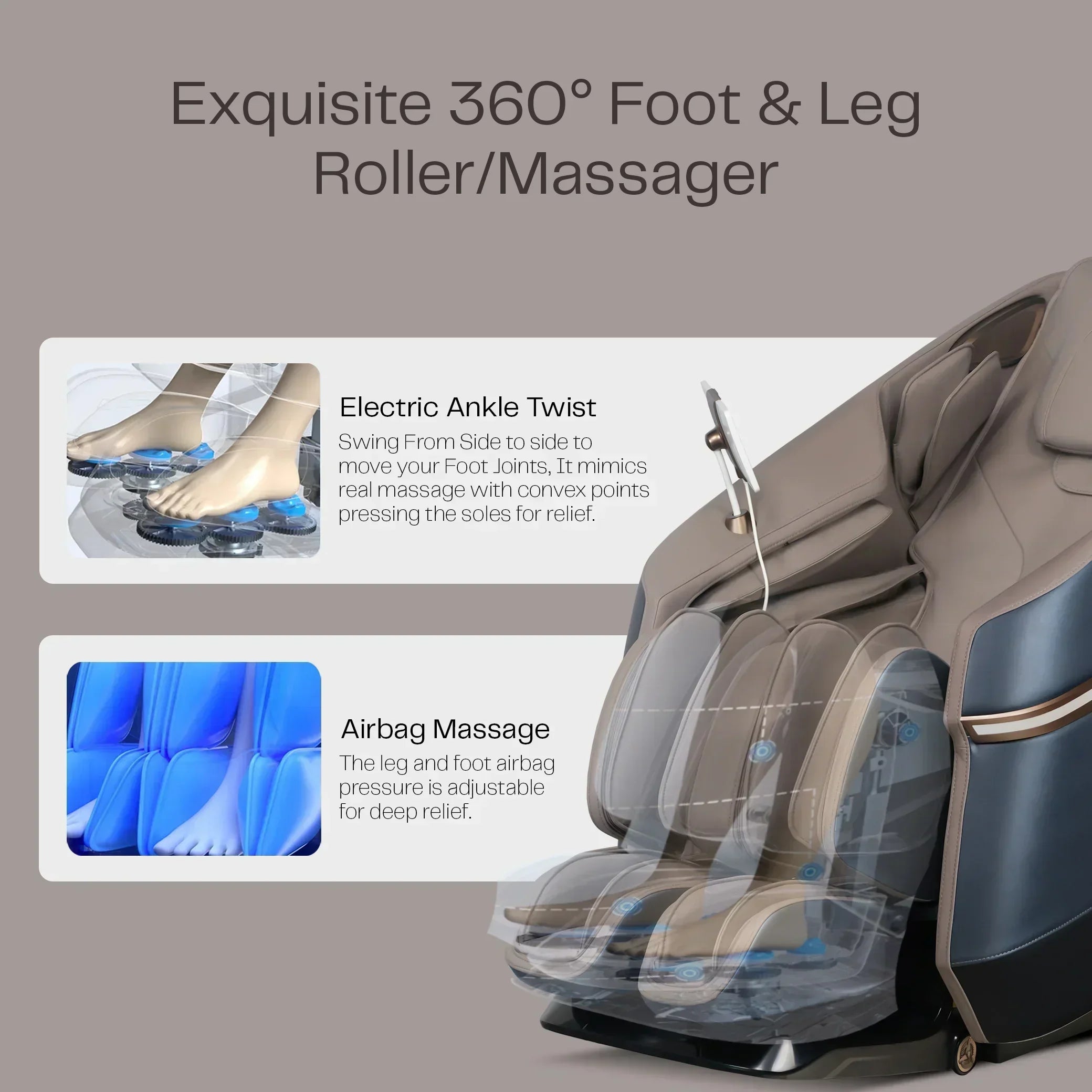 Jazz Recovery Massage Chair (Display-Unit) - Rotai Health - Best Massage Chair in Dubai UAE - Shop massage chairs in UAE, Saudi Arabia -Therapy Massage Chairs - Back, Neck, & Leg Pain Relief