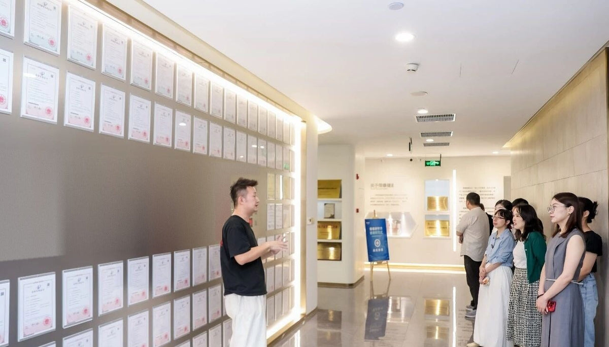 ROTAI patent and certificate wall